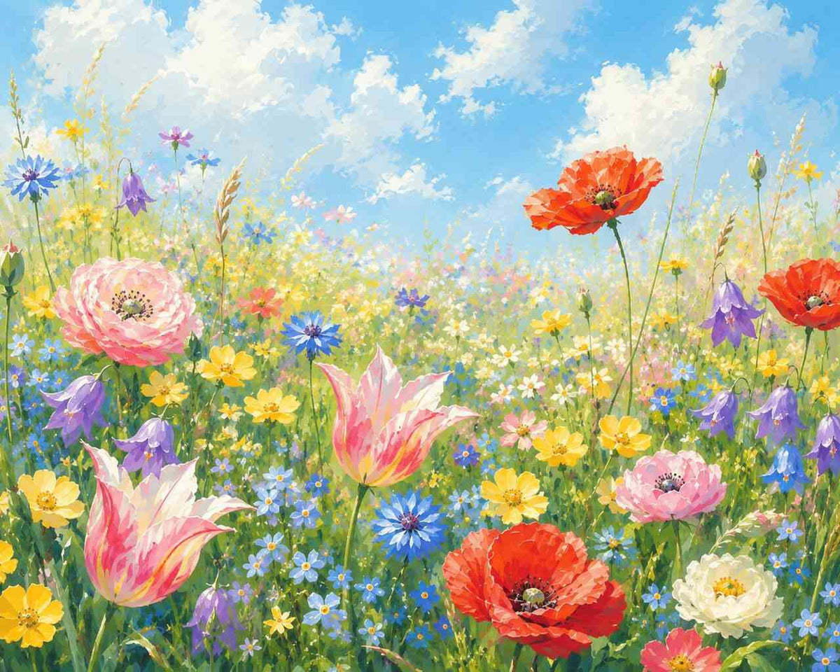 Spring Awakening in Bloom — Diamond Painting Kit design