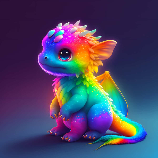Dragon Ultraneon — Diamond Painting Kit design
