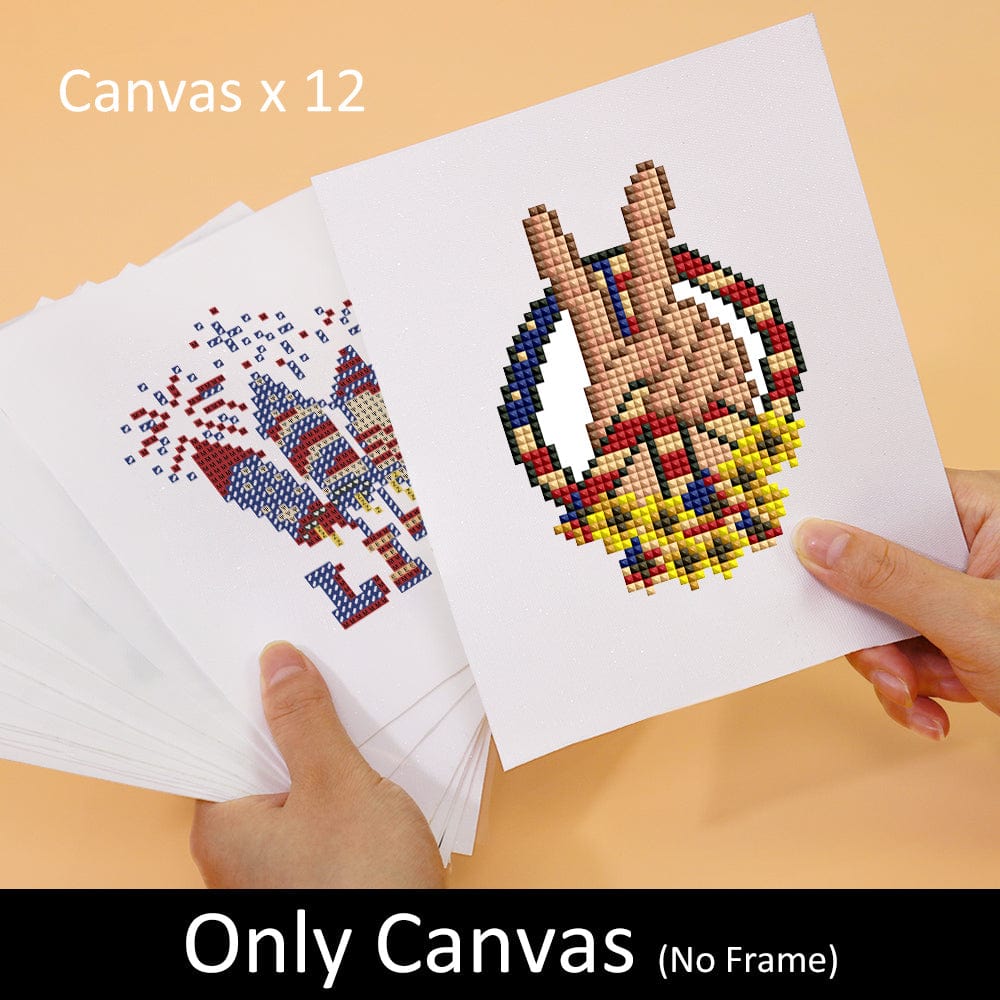 USA Collection, Set of 12 — Mini Diamond Painting Set, product view 6