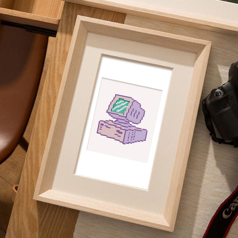 Retro Art, Set of 12 — Mini Diamond Painting Set, product view 11