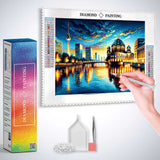 Berlin in the Evening — Diamond Painting Kit, product view 3