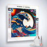 Wave Paperart — Diamond Painting Kit, product view 2
