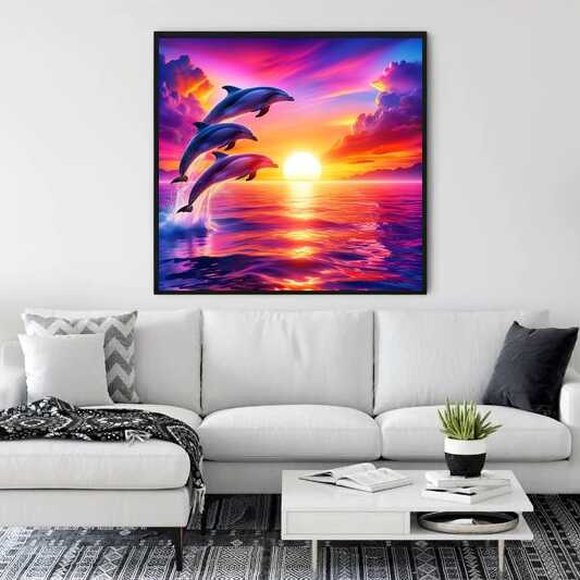 Dance of the ocean — Diamond Painting Kit, product view 2