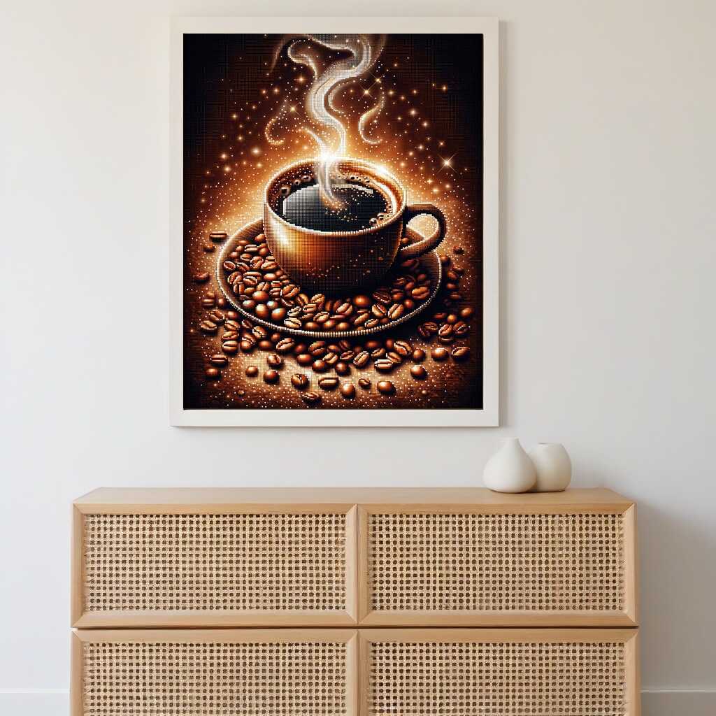 Coffee Love — Diamond Painting Kit, product view 2