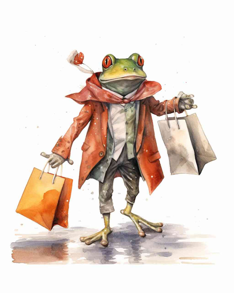 DIY Diamond Painting - Shopping in the frog pond