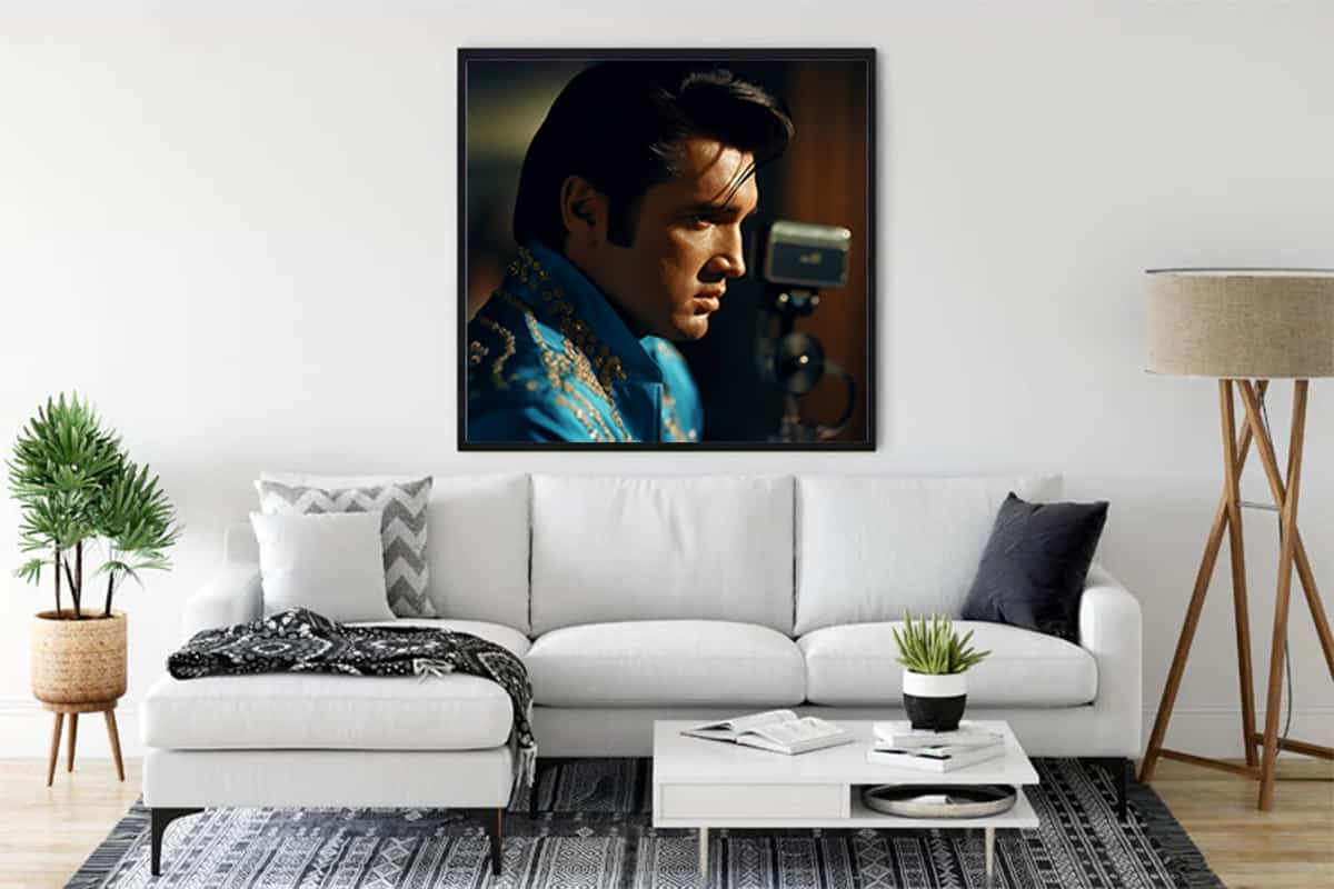 Elvis, the profile of a legend — Diamond Painting Kit, product view 3