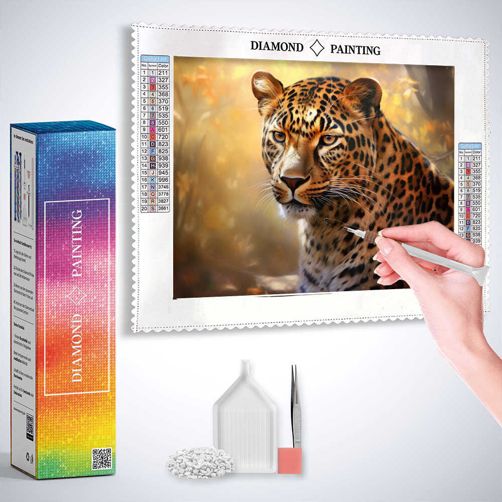 Autumn Majesty — Diamond Painting Kit, product view 3