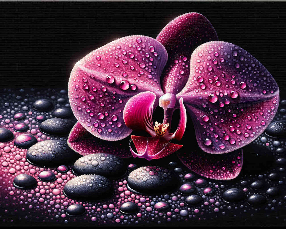 The Grand Orchid — Diamond Painting Kit design