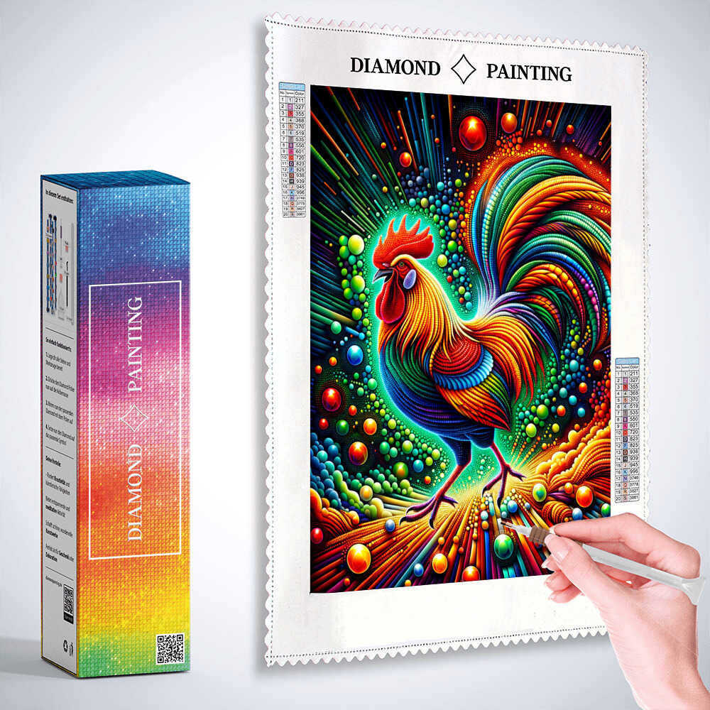 Full of verve — Diamond Painting Kit, product view 3