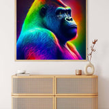 Neon Gorilla — AB Diamond Painting Kit, product view 3