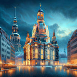 Church of Our Lady in Dresden — Diamond Painting Kit design