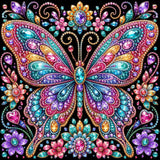 Jeweled Butterfly Wings — Diamond Painting Kit design
