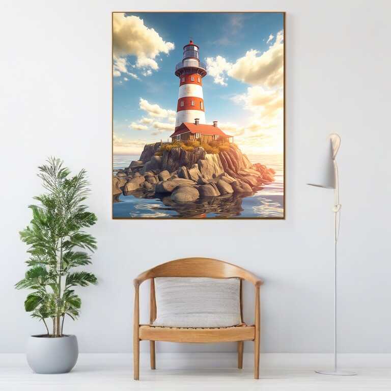 Lighthouse of Hope — Diamond Painting Kit, product view 2