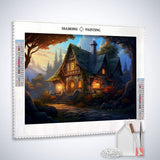 Mystic house — Diamond Painting Kit, product view 2