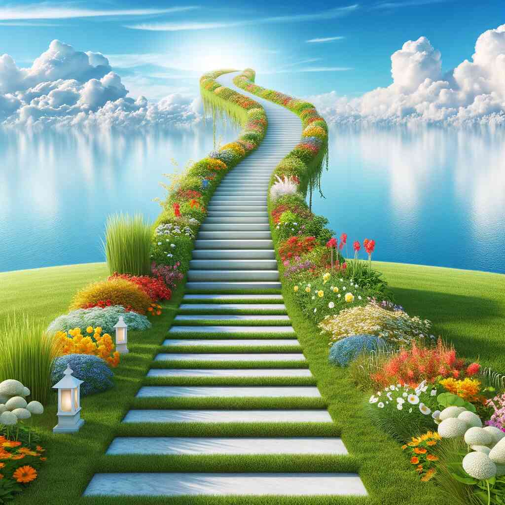 Path to paradise — Diamond Painting Kit design
