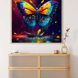 Butterfly on water — Diamond Painting Kit, product view 3