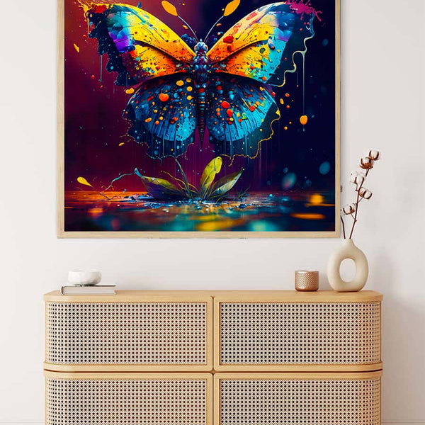 Butterfly on water — Diamond Painting Kit, product view 3