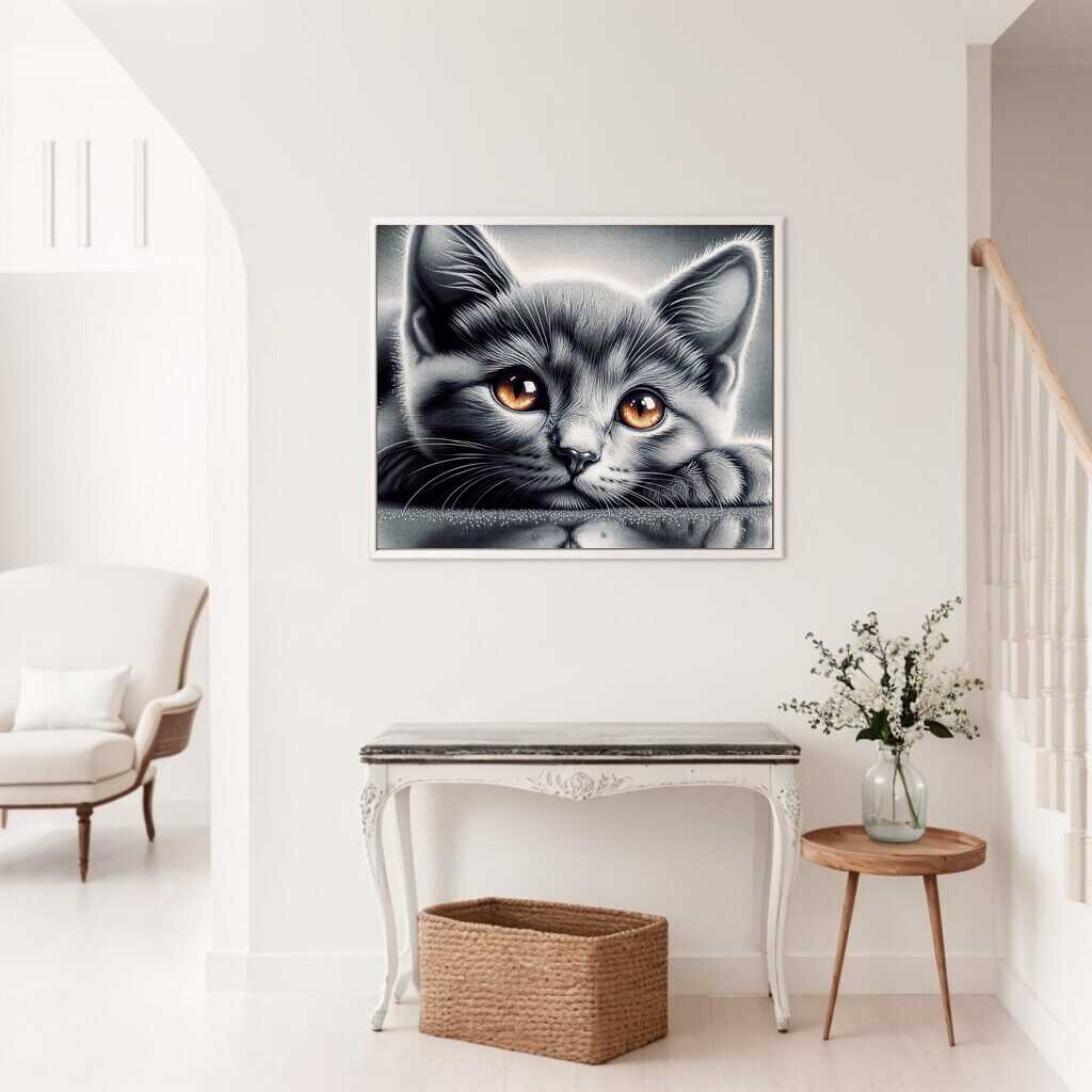 The Relaxing Cat — Diamond Painting Kit, product view 2