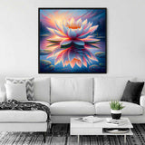 Water lily reflection — Diamond Painting Kit, product view 2