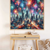 Fireworks of emotions (DP-7781) — Diamond Painting Kit, product view 2