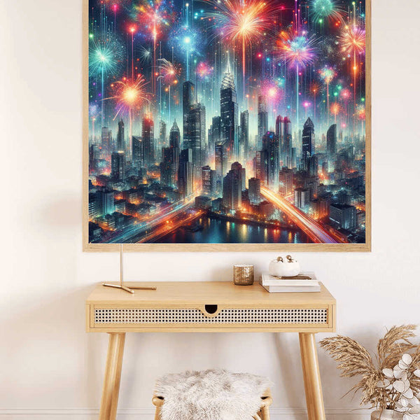 Fireworks of emotions (DP-7781) — Diamond Painting Kit, product view 2