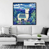 Alpaca Joy in the Andes — Diamond Painting Kit, product view 2