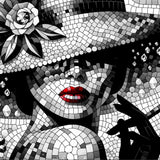 Woman in a Hat — Diamond Painting Kit design