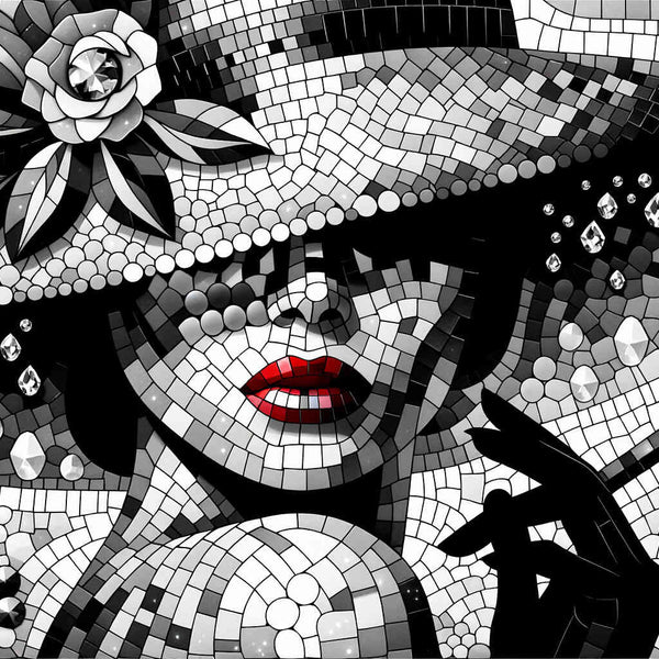 Woman in a Hat — Diamond Painting Kit design