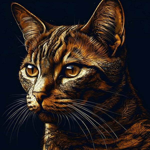 Beautiful Cat — Diamond Painting Kit design