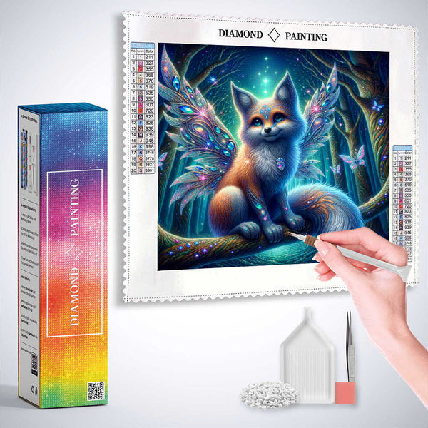 An Encounter in the Enchanted Forest — Diamond Painting Kit, product view 3