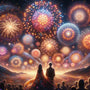 Fireworks of emotions (DP-7320) — Diamond Painting Kit design