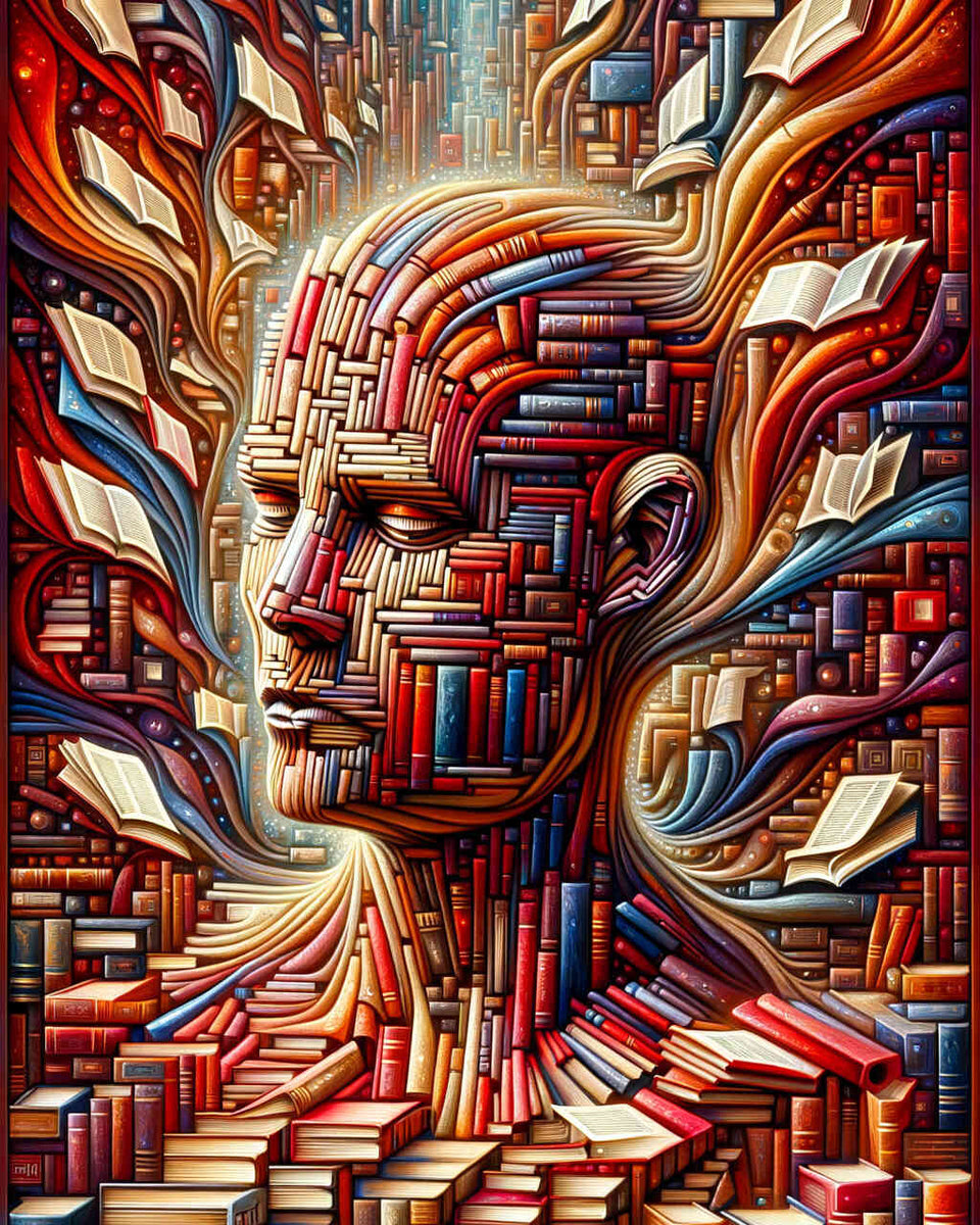 Book Man — Diamond Painting Kit design