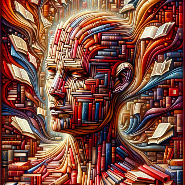 Book Man — Diamond Painting Kit design