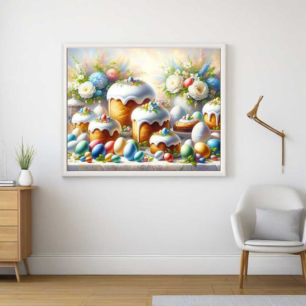 The Easter Table — Diamond Painting Kit, product view 2