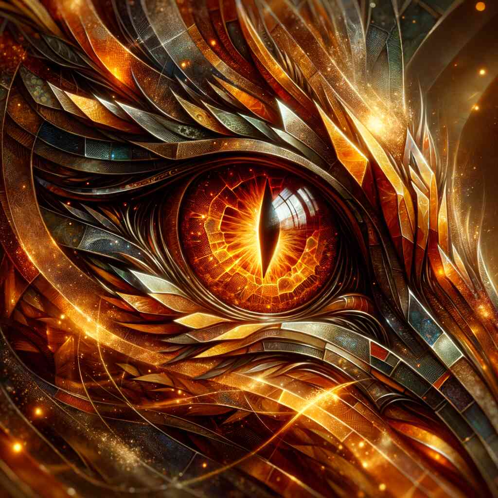 Eye of the dragon — Diamond Painting Kit design
