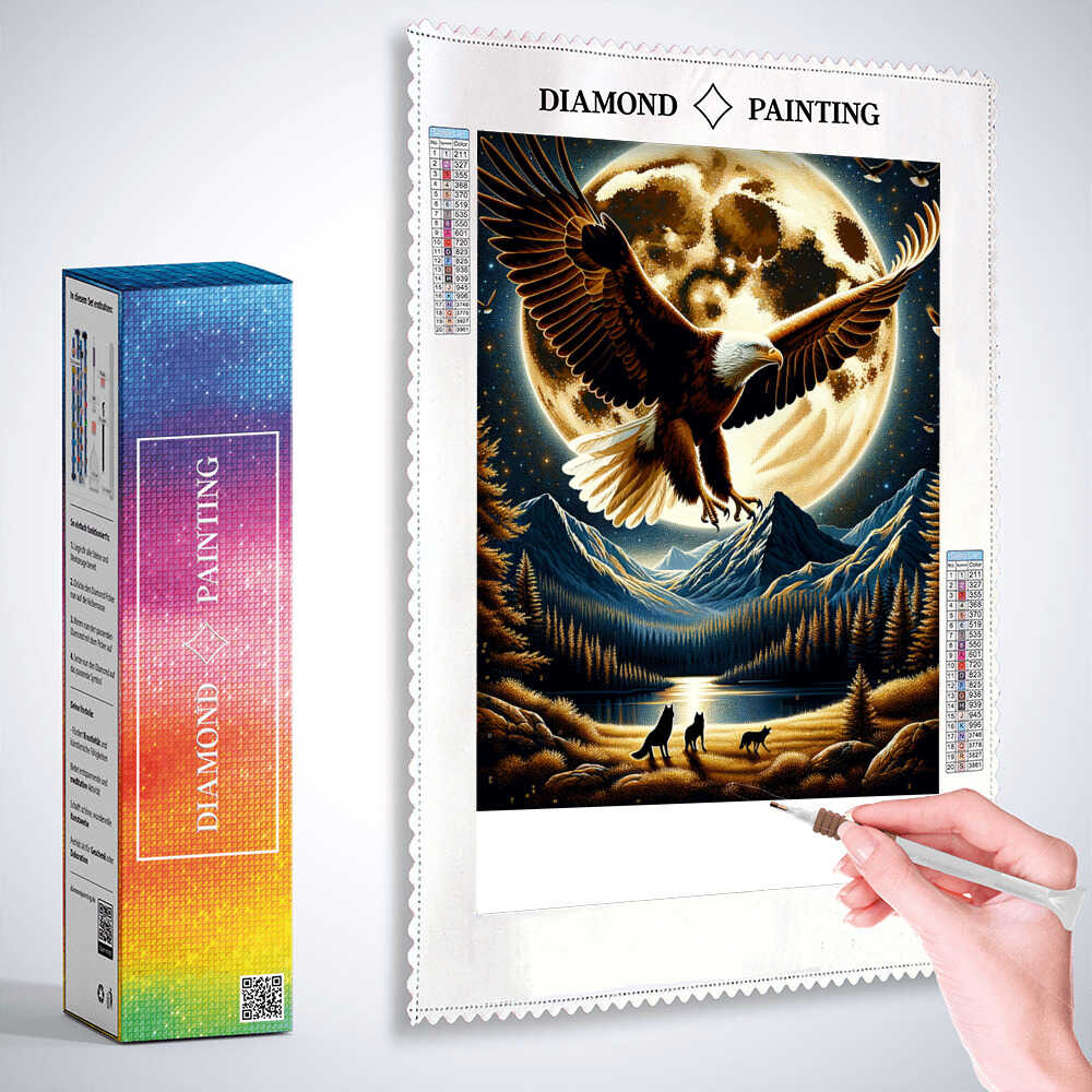 Pineapple on vacation — Diamond Painting Kit, product view 3