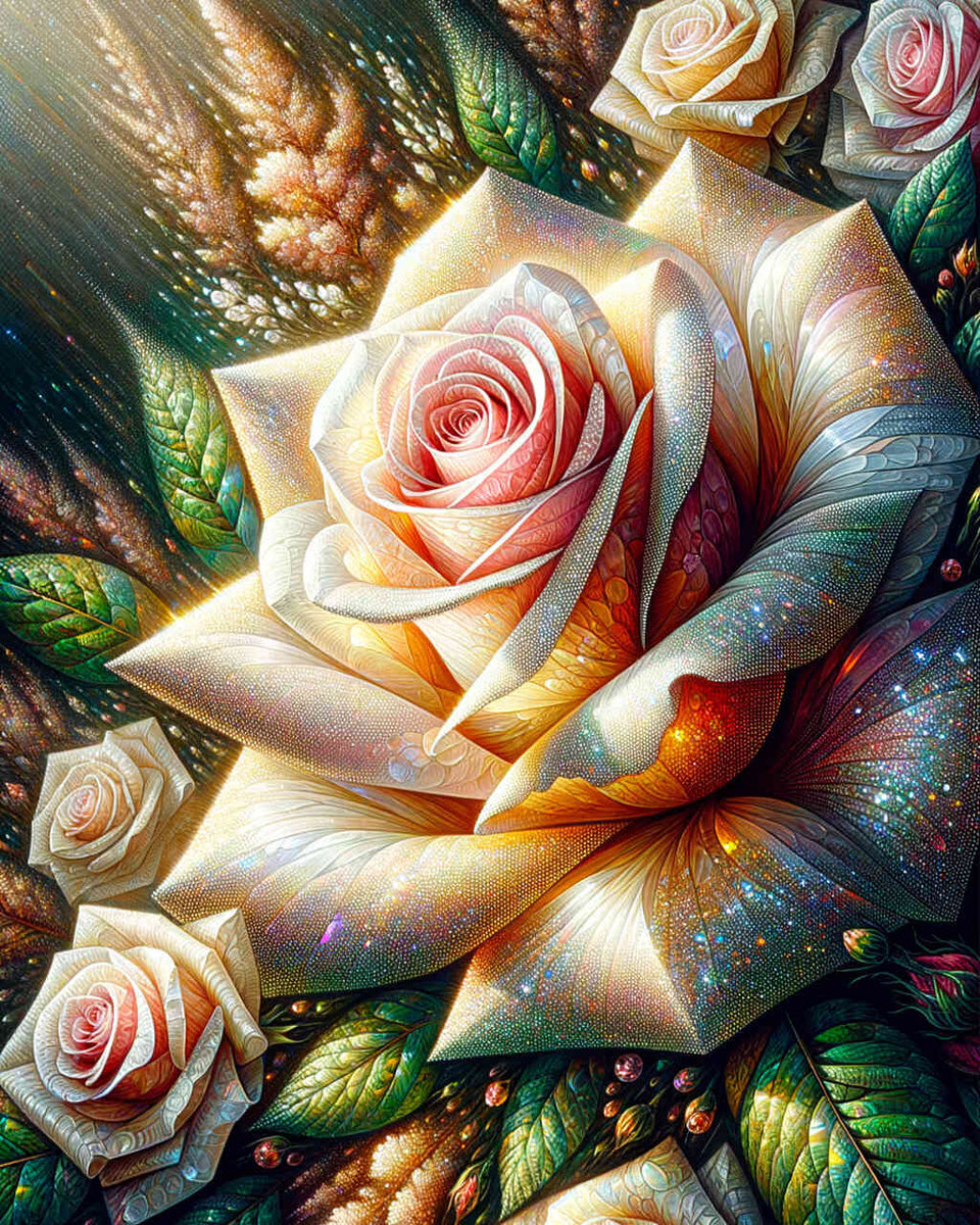 Rose Painting — Diamond Painting Kit design
