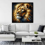 Dear Lion Portrait — Diamond Painting Kit, product view 2