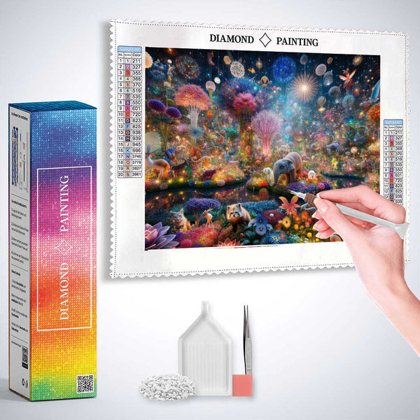 Cosmos of Fantasy — Diamond Painting Kit, product view 3