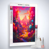 Lollipop World — AB Diamond Painting Kit, product view 2