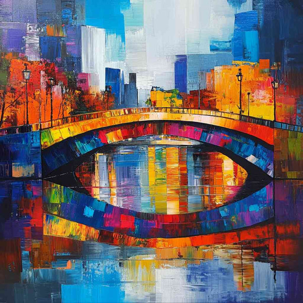 The Bridge of Many Colors — Diamond Painting Kit design
