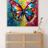 Butterfly Abstract Colorful — AB Diamond Painting Kit, product view 3