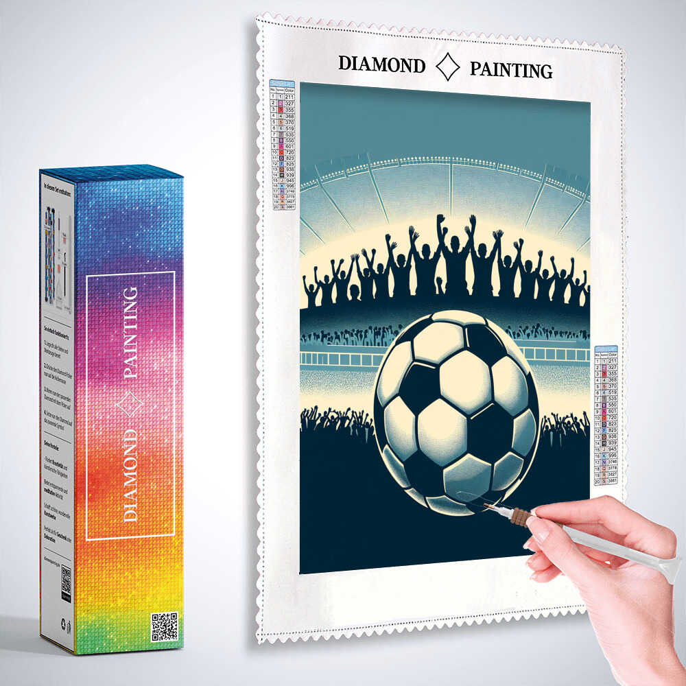Cheering emotions — Diamond Painting Kit, product view 3