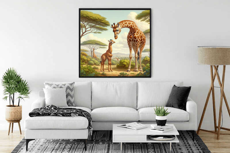 Magic of the savannah — Diamond Painting Kit, product view 2