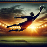 Triumph in the sunset — Diamond Painting Kit design