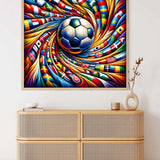 Soccer World — Diamond Painting Kit, product view 2