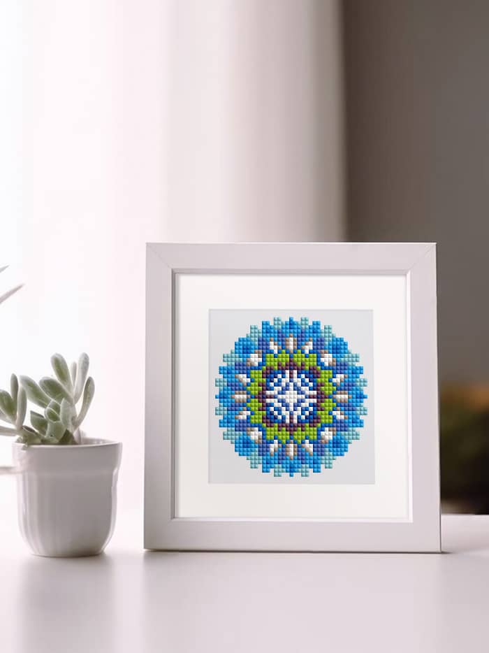 Mandala Magic, Set of 12 — Mini Diamond Painting Set, product view 7