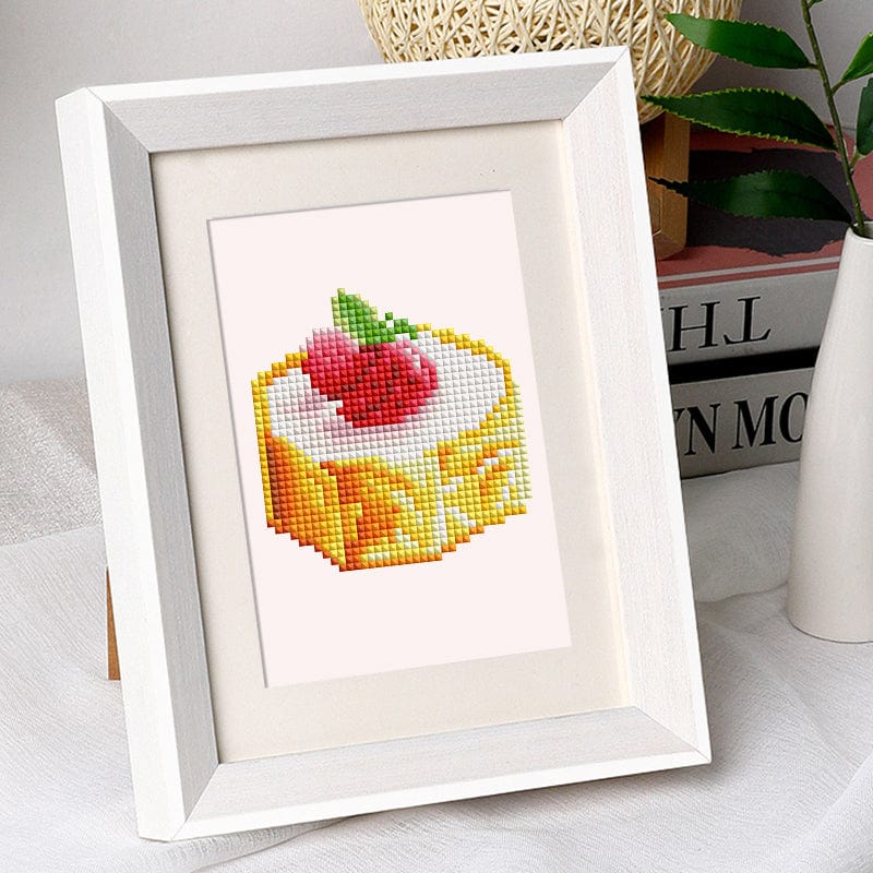 Cakes and Pastries, Set of 12 — Mini Diamond Painting Set, product view 6