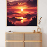 Evening Glow on the Horizon — Diamond Painting Kit, product view 2