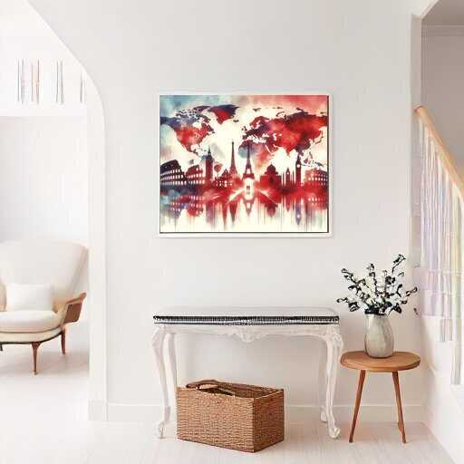 Landmarks of the World — Diamond Painting Kit, product view 2